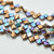 Silky Beads 6mm Crystal Twinkle Bronze, 40 Beads Czech Glass