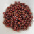 50 Beads - 4mm Fire Polished Round - Opaque Red Travertin - Czech Glass