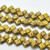 Silky Beads 6mm Opaque Lemon Travertin, 40 Beads Czech Glass