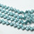 Silky Beads 6mm Opaque Jade Blue Luster, 40 Beads Czech Glass