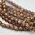 6mm Round Table Cut, Light Amethyst Bronze, 25 Beads Czech Glass