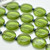 5 Beads -12x14mm Olivine Table Cut Czech Glass