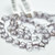 8mm Table Cut Star, Light Purple Bronze Picasso, 20 Beads, Czech Glass