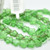 8mm Table Cut Star, Green, 20 Beads, Czech Glass
