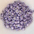 4x2mm Teacup 10 grams Beads - Saturated Metallic Crocus Petal - Czech Glass Beads