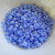 4x2mm Teacup 10 grams Beads - Milky Sapphire Luster Iris - Czech Glass Beads