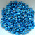 4x2mm Teacup 10 grams Beads - Saturated Metallic Nebulas Blue - Czech Glass Beads