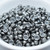 4x2mm Teacup 10 grams Beads - Saturated Metallic Forest Gray - Czech Glass Beads