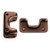 12 Beads - Telos® par Puca® Paris - Dark Bronze - Czech Glass