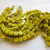 30 Beads - 5mm Mini Tile, 2-Hole - Opaque Green - Czech Glass