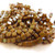 30 Beads - 5mm Mini Tile, 2-Hole - Aqua Opal Dark Travertin - Czech Glass