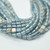 25 Beads - 6mm Tile, 2-Hole - Halo Shadows - Czech Glass