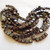 30 Beads - 5mm Mini Tile, 2-Hole - Opaque Red Dark Travertin - Czech Glass