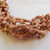 30 Beads -5mm Mini Tile, 2-Hole - Chalk Red Luster - Czech Glass
