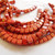 30 Beads - 5mm Mini Tile, 2-Hole - Opaque Coral Lumi - Czech Glass