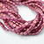 25 Beads - 6mm Tile, 2-Hole - Halo Madder Rose - Czech Glass