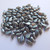Zoliduo Right Pastel Light Gray (30 Beads) Czech Glass