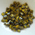 Tila 5 grams Opaque Yellow Picasso 2-Hole 5mm Square Miyuki Beads No. 4519