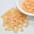 Tila 5 grams Matte Transparent Light Topaz AB 2-Hole 5mm Square Miyuki Beads No. 132Fr