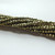 Fire Polished Faceted 2mm Czech Glass Saturated Metallic Golden Lime (100 beads)