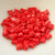 Wibeduo® (25 Beads) Opaque Red 8mm x 8mm 2-hole Czech Glass