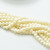 100 Beads - Pearlescent Cream - 4mm Round Preciosa Maxima Czech Glass