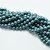 100 Beads - Pearlescent Peacock Green - 4mm Round Preciosa Maxima Czech Glass
