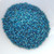 15/0 TOHO 10 grams Seed Beads - Matte Transparent Teal Rainbow - No. 167bdf