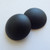 24mm Lunasoft Cabochon - Opaque Black - Quantity 1 - Luna Lucite Cabochon