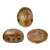 Samos® par Puca® (20 beads) 2-Hole 7x5mm Oval - Opaque Light Green Tweedy