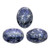 Samos® par Puca® (20 beads) 2-Hole 7x5mm Oval - Tweedy Blue
