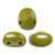 Samos® par Puca® (20 beads) 2-Hole 7x5mm Oval -Opaque Light Green Luster