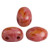 Samos® par Puca® (20 beads) 2-Hole 7x5mm Oval - Opaque Rose Spotted