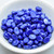 Samos® par Puca® (20 beads) 2-Hole 7x5mm Oval Opaque Sapphire Luster, Czech Glass