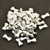 20 Beads - Bow Tie 6x12mm, Full Labrador, 3-Hole Czech Glass