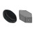 30 Beads - Paros® par Puca® Paris - Jet Matte - Czech Glass