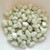 30 Beads - Paros® par Puca® Paris - Opaque Light Green Ceramic Look - Czech Glass