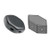 30 Beads - Paros® par Puca® Paris - Jet Hematite - Czech Glass