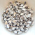 30 Beads - Paros® par Puca® Paris - Argentees Silver - Czech Glass