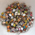 5mm Dragon Scale Drop Crystal Vitrail (5 Grams) Czech Glass Beads