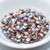5mm Dragon® Scale Drop 5 grams Crystal Copper Rainbow Czech Glass Beads