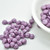 30 Beads - 6mm Roseta, 2-Hole Cab - Pastel Mulberry - Czech Glass