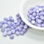 30 Beads - 6mm Roseta, 2-Hole Cab - Pastel Lilac - Czech Glass