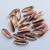 25 Beads - 5x16mm Dagger Czech Glass Crystal Capri Rose