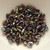 60 Beads - 3x6mm DropDuo 2-Hole Magic Purple - Czech Glass