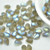 50 Beads - 6x9mm Teardrop Top-Hole - Black Diamond Matte AB - Czech Glass