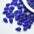 50 Beads - 6x9mm Teardrop Top-Hole - Cobalt Blue - Czech Glass