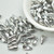 5x12 Drop Top-Drill, Crystal Labrador, 15 Beads Czech Glass