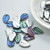 25 Beads - 14x9mm Leaf Top-Hole - Crystal Helio - Czech Glass Beads