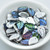 25 Beads - 14x9mm Leaf Top-Hole - Crystal Helio - Czech Glass Beads
